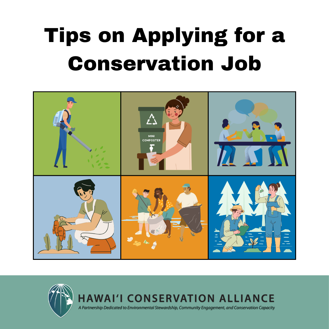 Tips on Applying for a Conservation Job